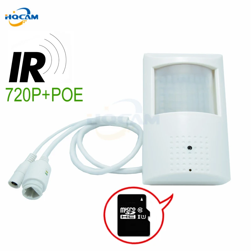 HQCAM 720P POE/Аудио/sd карта/ИК мини ip камера 940nm инфракрасная ночного видения IP для