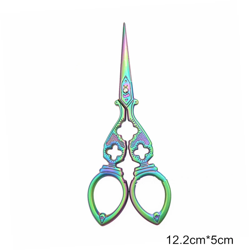 SX multi 1pcs VOILEY 1 шт./лот Нержавеющая сталь Европейский старинные Ножницы Античная Цветочные Швейные ножницы для рукоделия портной ножницы ткань DIY инструменты ножницы по металлу портновские ножницы ножницы кухонные ножницы - Цвет: SX multi 1pcs