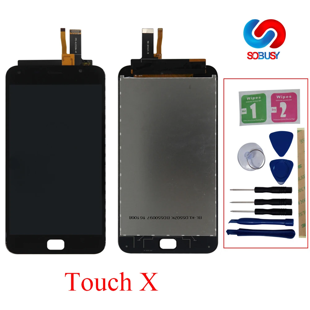 Оригинальный ЖК дисплей Pantalla для UMI Touch/Touch X FPC KLD5529A Дисплей Сенсорный экран замену