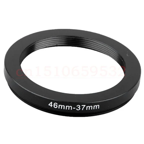 10pcs 46-37mm 46mm-37mm 46 to 37 Black Aluminum metal Neutral Brand Step down Filter Ring lens Adapter