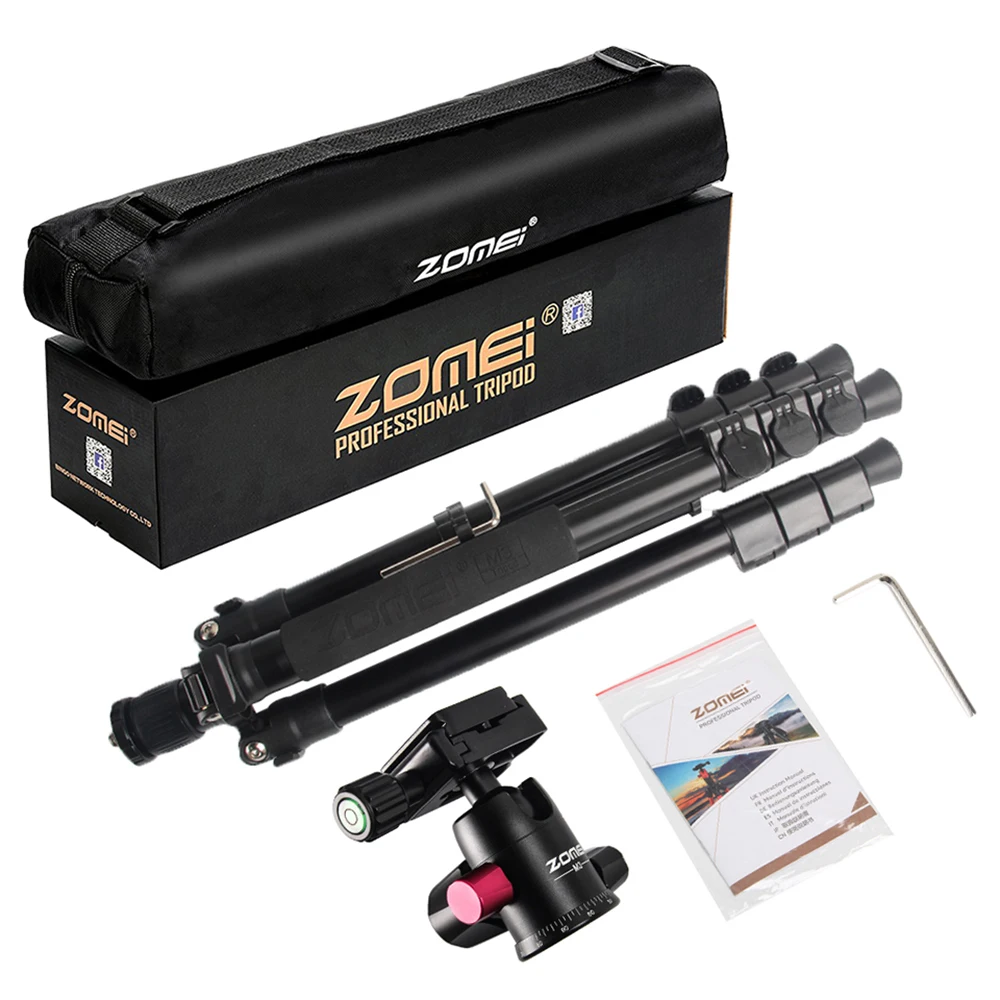 

ZOMEI M3 Camera Tripod Digital SLR Camera Stand Lightweight Aluminum Alloy Material 3 Colors