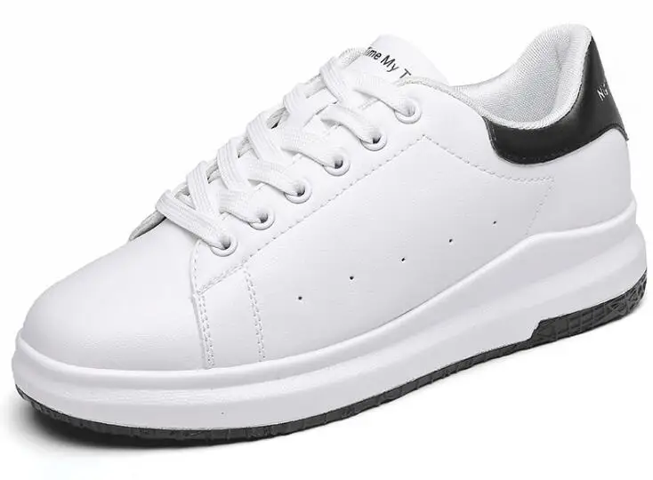 Akexiya/ботильоны на платформе белого цвета Для женщин Кроссовки танкетке Невидимый