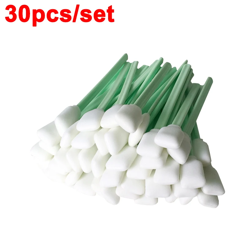 30 шт. ватные палочки для чистки всех типов струйных принтеров|cleaning swabs|swab cleanprinter