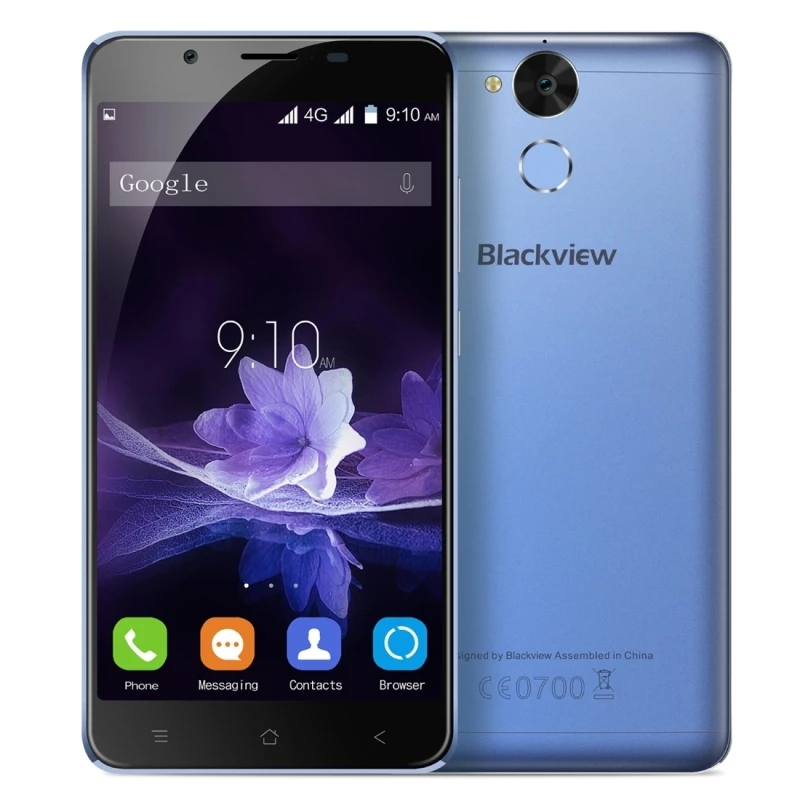 Original Blackview P2 4G Mobile Phones Android 6.0 4GB RAM 64GB ROM Octa Core Smartphone Dual SIM 1080P 5.5 inch FHD Cell Phone | Мобильные