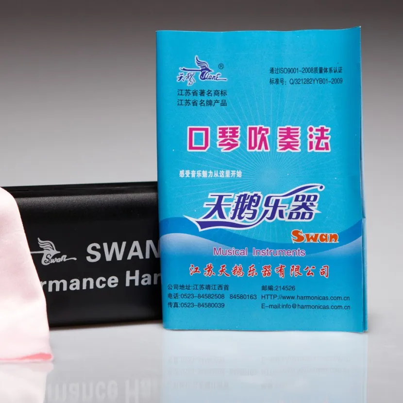 

Swan Harmonica 24 Hole C Tone Package Playing Beginners Introduction Practice Harmonica Sound Good Blowing Instrument Harmonica