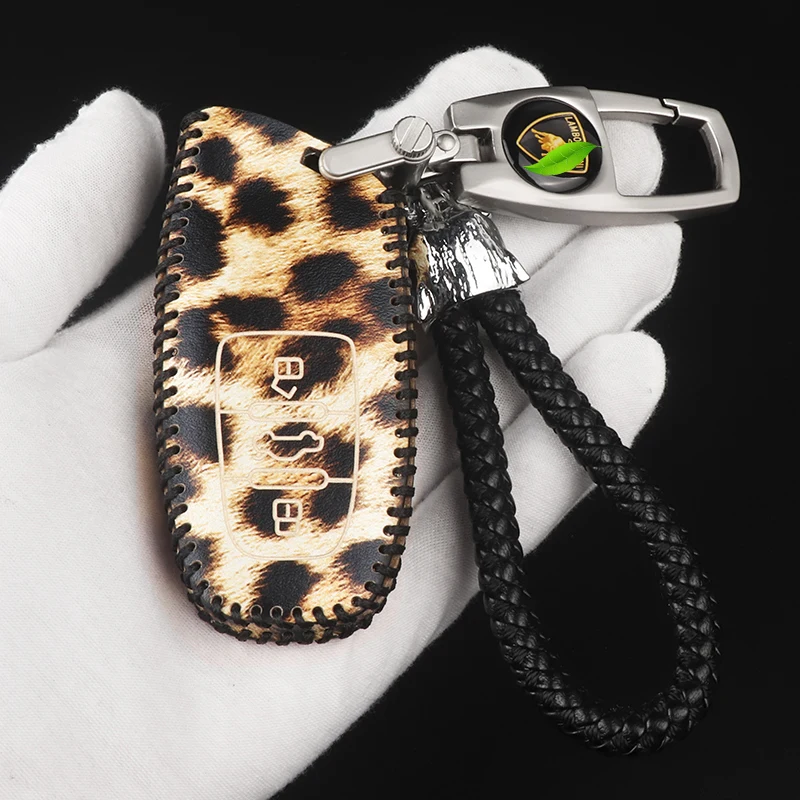 Dedicated to Lamborghini key case Huracan/Aventador car badge cover box leather bag ring accessories | Автомобили и мотоциклы