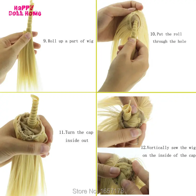 1 шт. DIY кукольные парики 15*100 см прямые волосы для куклы Барби BJD 1/3 1/4 1/6