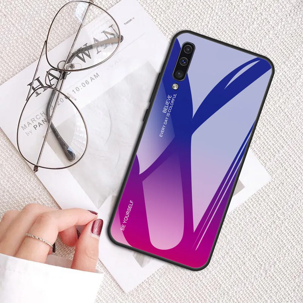 Чехол из закаленного стекла для Samsung Galaxy M20 M10 A30 A50 M 20 10 A 30 50|Бамперы| |