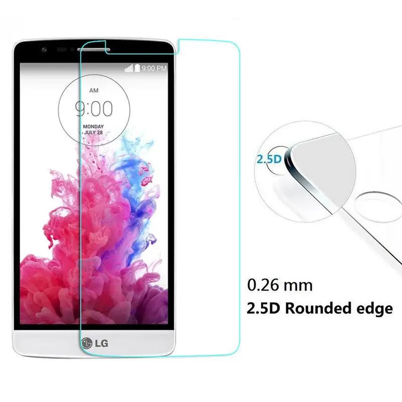 Ультратонкое прозрачное закаленное стекло для LG G2 G3 G4 G5 G6 Leon C40 Magna G4C Spirit Xpower X220DS K8