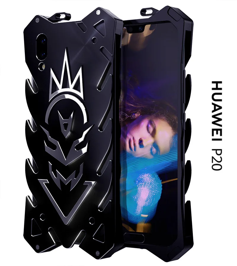 Чехол для Huawie P20 Pro Zimon авиационный алюминиевый металлический Прочный чехол Huawei Nova