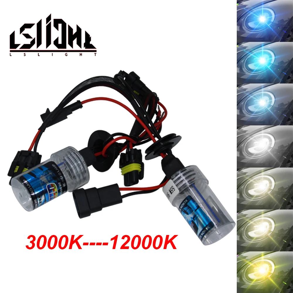 

LS светильник 12V 55W ксеноновая автомобильная лампа h4 H7 h27 h13 H1 H3 H11 9005 9004 9006 hb2 hb3 hb4 HID Kit Luces Xenon Auto головной светильник лампы