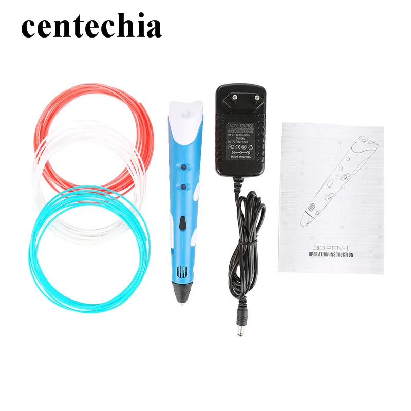 Centechia 3d ручка 1.75 мм ABS/PLA DIY Smart 3D печать рисунок пером с свободной нити творческий