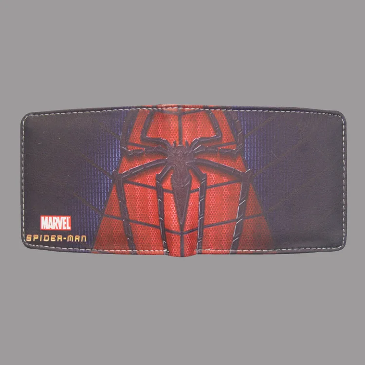 С героями комиксов Марвел популярные Человек паук супергерой hero Аниме Бумажник