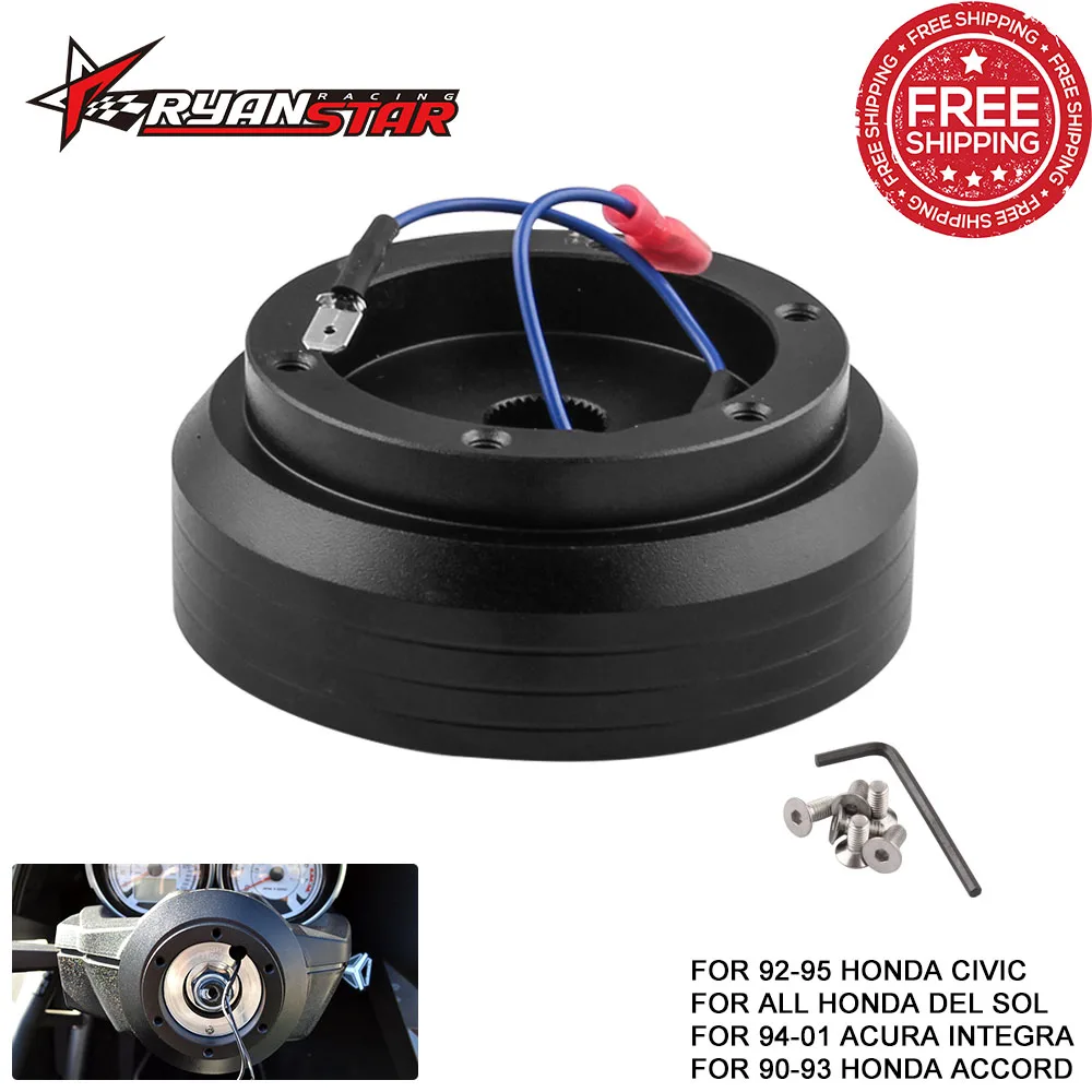 Адаптер ступицы рулевого колеса Boss Kit гоночный черный для 1992 1995 Honda Civic 1994 2001 Acura
