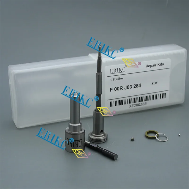 

ERIKC F00RJ03284 Diesel Injector Pump Repair Kit Nozzle DSLA136P804 Valve F00RJ00005 for Injection 0445120002 0986435501