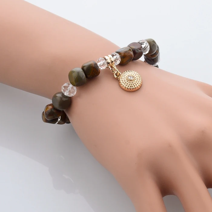 CHICVIE Tiger Eye браслеты дружбы и браслет для женщин Love Natural Stones Crystal Fine Jewelry DIY Браслеты