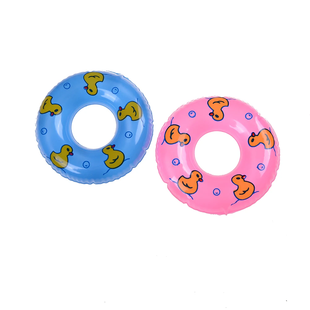 1 шт. розовый синий спасательный ремень для плавания кольцо куклы аксессуары