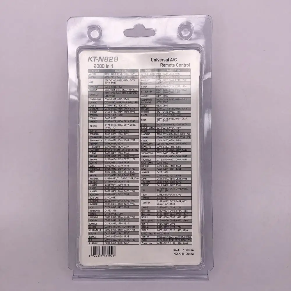 Новый для qunda Gree LG CHUNLAN kt n828 золотой Универсальный Кондиционер A/C Дистанционное