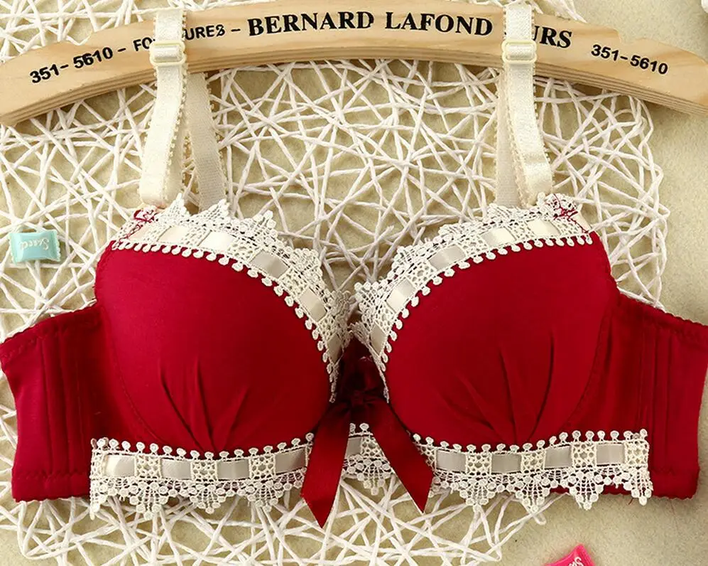 Комплект нижнего белья пуш ап для девочек сексуальный кружевной комплект с