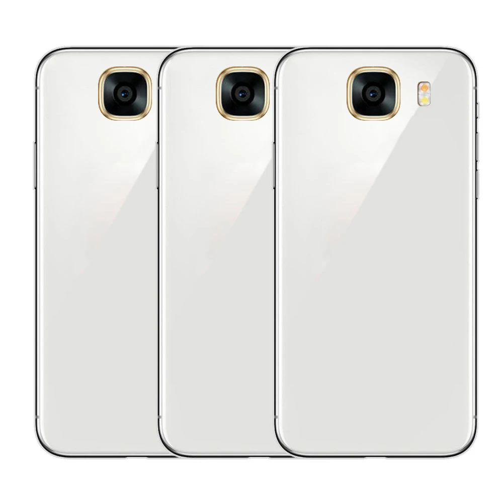 Полноразмерный защитный чехол для Samsung Galaxy C7pro прозрачный индивидуальный мягкий