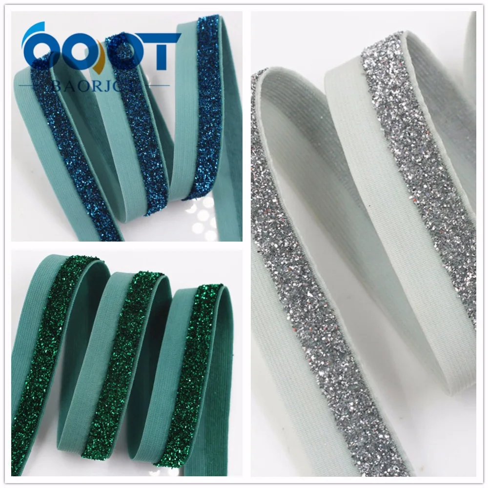 OOOT BAORJCT 1751716 16 мм однотонная Зеленая эластичная лента для лука аксессуары