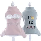 Одежда для собак, для маленьких собак, осенняя одежда, рубашка для щенков чихуахуа, теплая Весенняя Футболка с принтом, одежда для собак