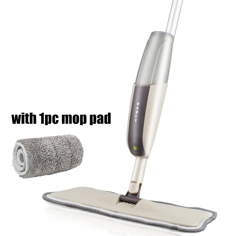 one mop Wonderlife спрей швабра с многоразовыми подушечками из микрофибры 360 Ручка Швабра для дома кухня ламинат керамическая плитка под дерево - Цвет: one mop