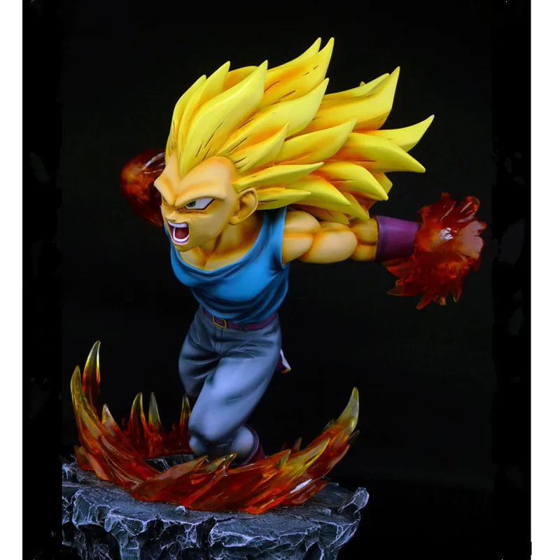 Статуя аниме Драконий жемчуг Z Super Saiyan 3 Vegeta Улучшенная Повседневная версия