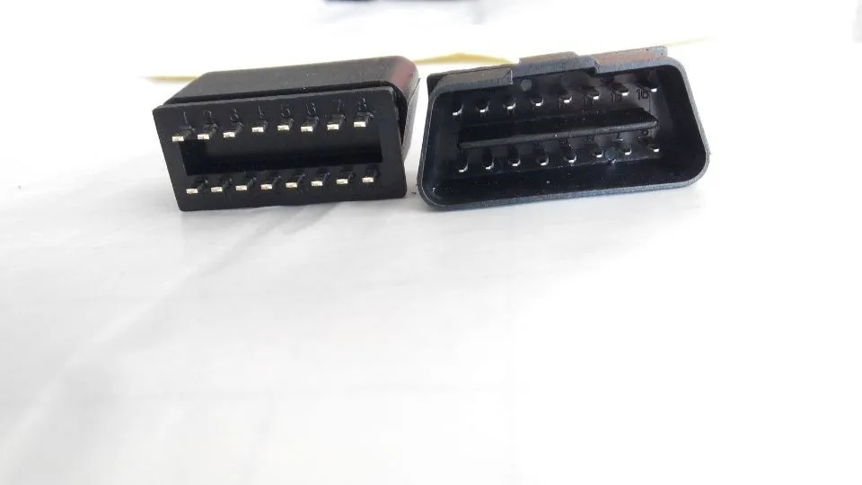 Автомобильный адаптер OBD с 16 контактным разъемом 12 В|obd male|obd male connectorobd2 adapter |
