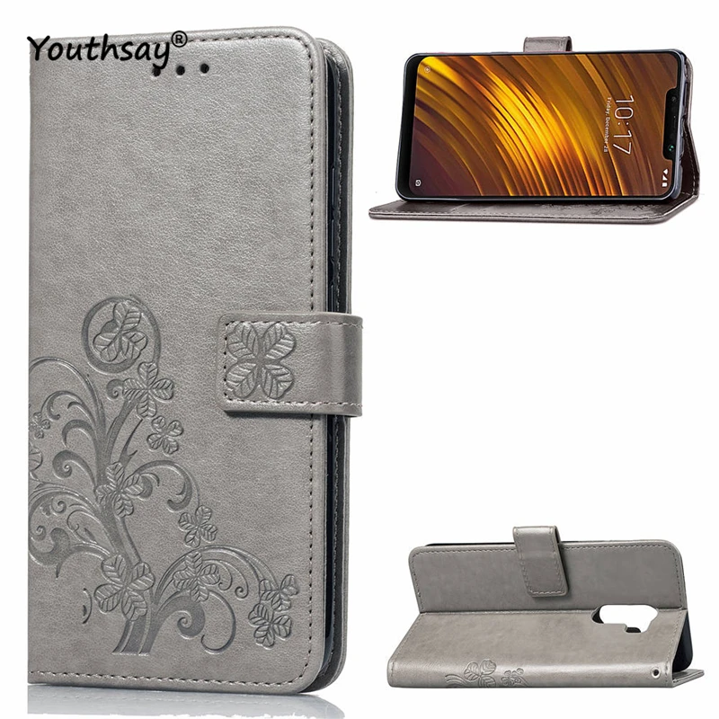

For Xiaomi Pocophone F1 Case Luxury Leather Flip Wallet Phone Case For Xiaomi Pocophone F1 Cover Xiaomi Poco F1 Coque Fundas