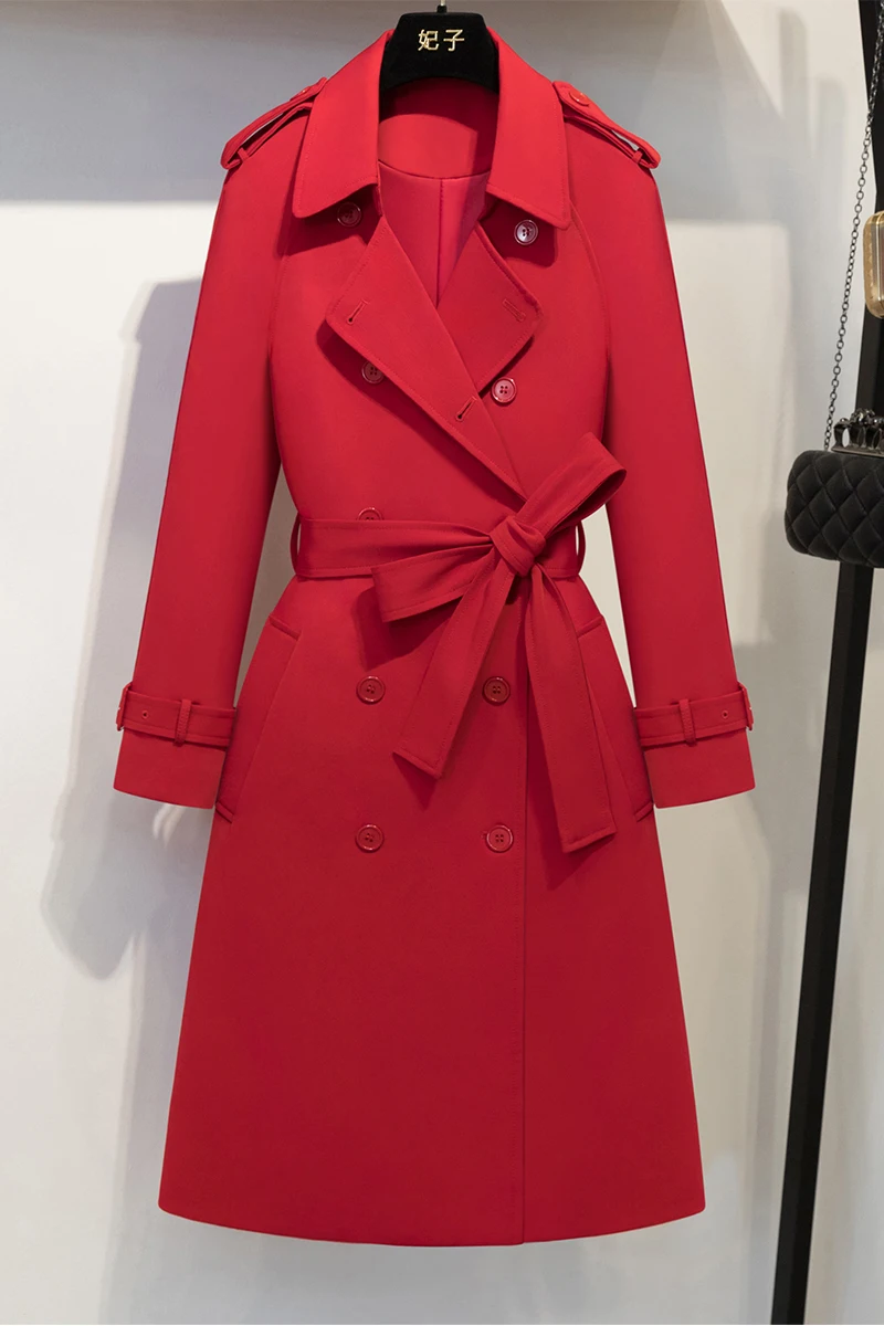 Новинка 2018 женская одежда осенняя Женская куртка пальто для женщин Harajuku красная