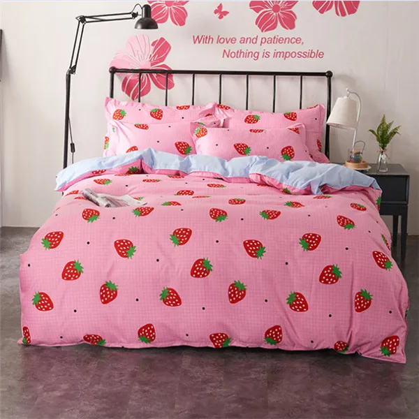 style26 Комплект постельного белья с фруктами и ананасами, пододеяльник, пододеяльник для детей, набор пододеяльников с рисунками из мультфильмов, желтый и белый цвет, 26 - Цвет: style26