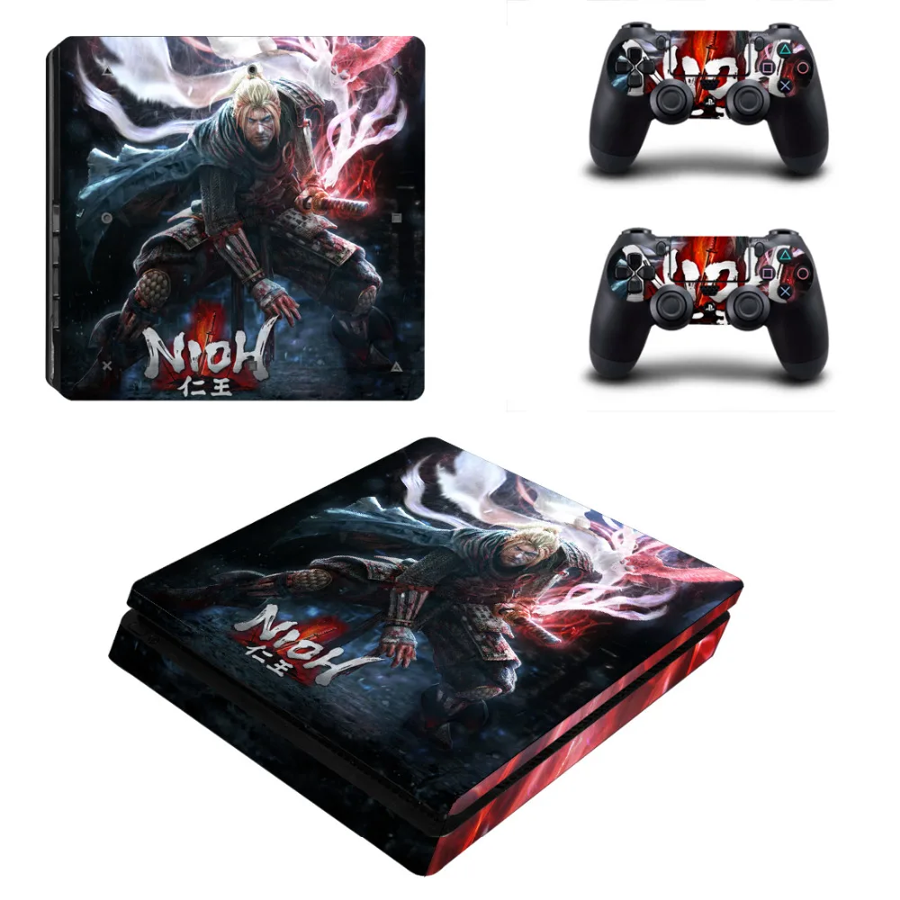 Игра Nioh PS4 тонкая кожа Стикеры наклейка для PlayStation4 Slim консоли и 2 контроллер