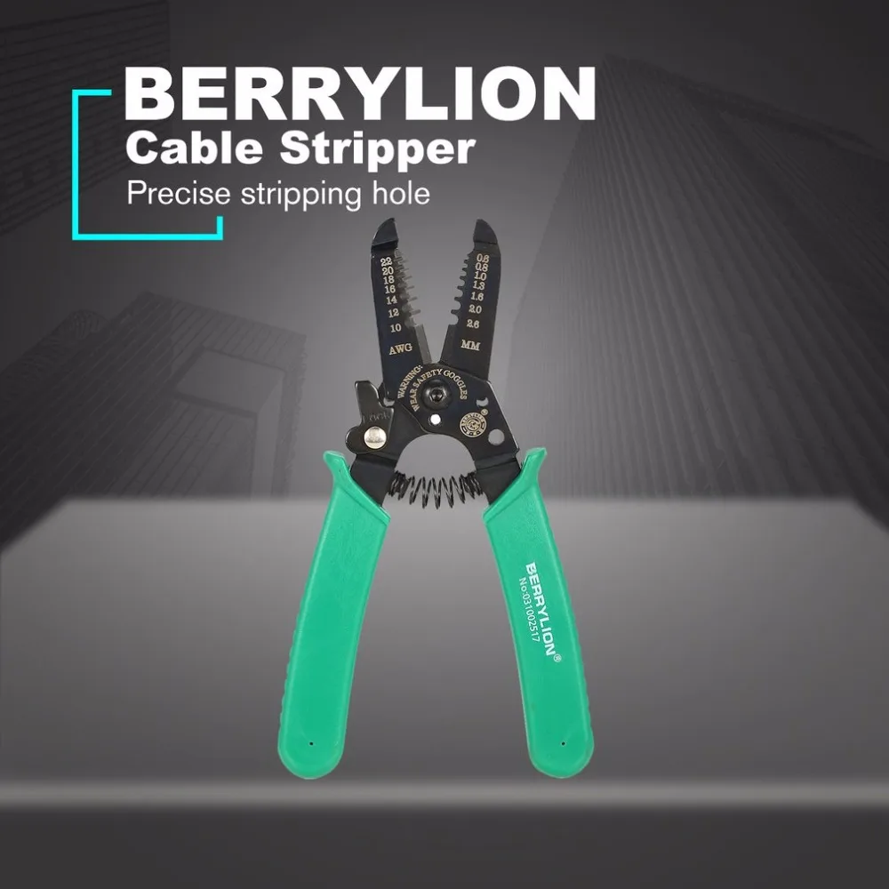 BERRYLION приспособление для снятия изоляции с проводов инструмент обжимки Обжимные