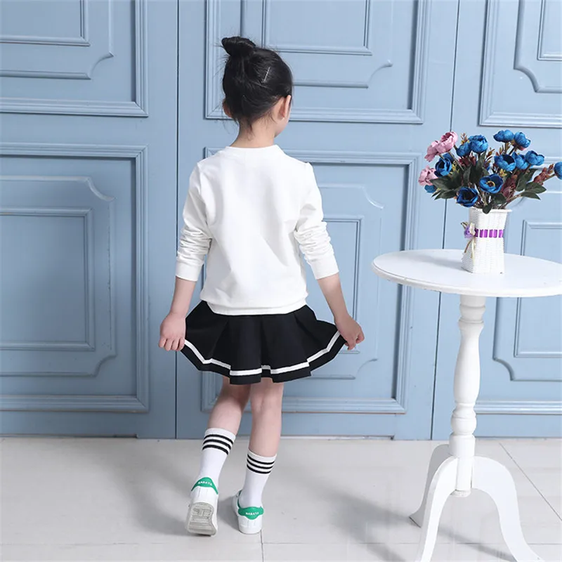 Детское платье для девочек набор Демисезонный Костюмы комплект 2 шт. футболка с