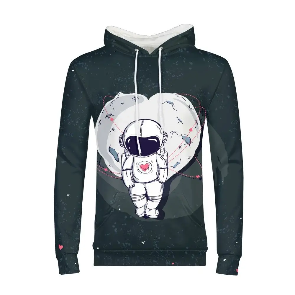 Толстовки Hombre Spaceman Stronaut мужские уличные толстовки с капюшоном 3D печать куртки и