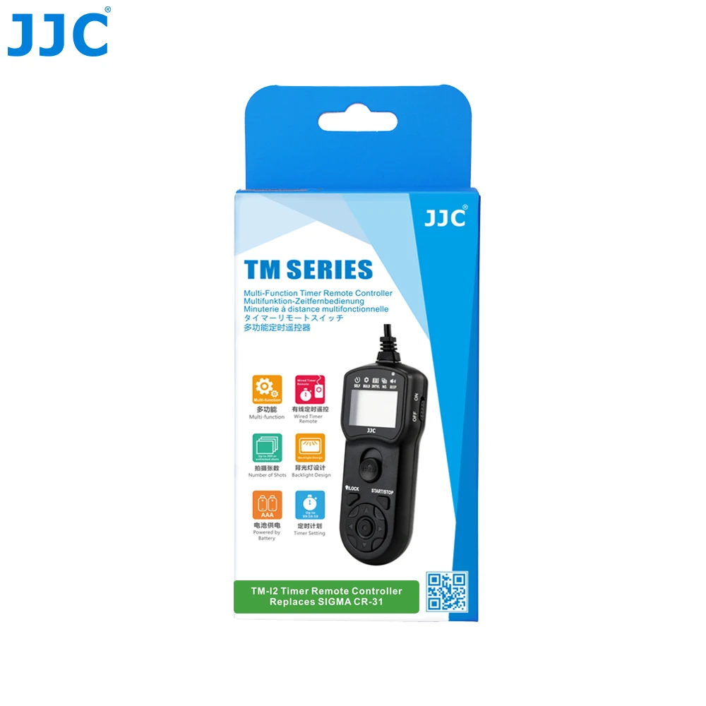 

JJC Multi-Function Wired Timer Remote Control Shutter Release Cord for Sigma DP0/ DP1/ DP2 / DP3 Quattro Replace CR-31