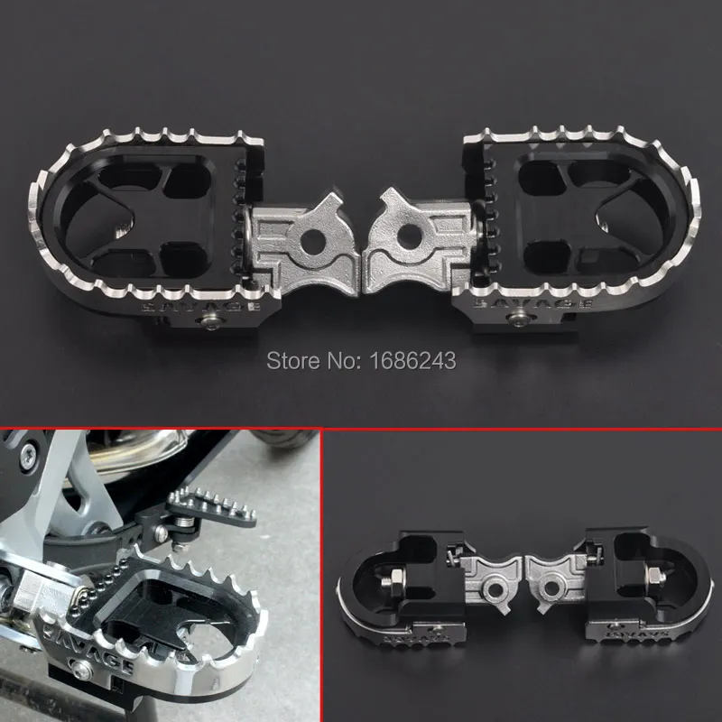 Мотоцикл Алюминий спереди широкий жира подножки для ног BMW F700GS F800GS R1200GS F650GS