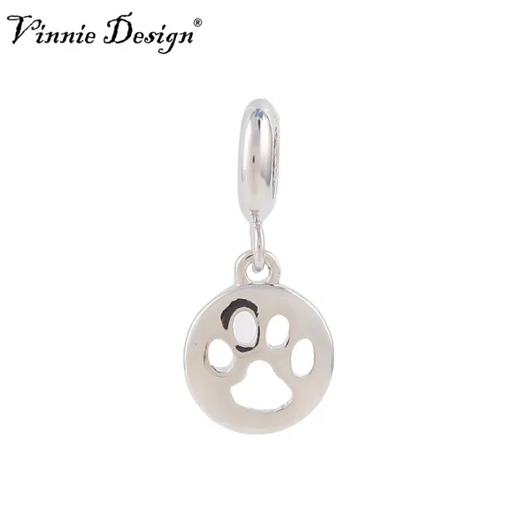 Vinnie Дизайн Бесконечные ювелирные изделия счастливые лапы подвески для браслета