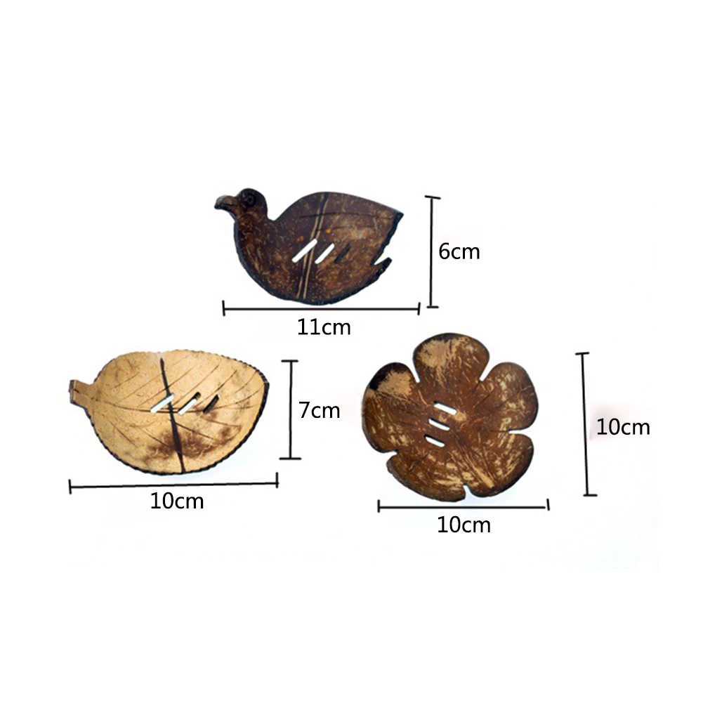 Креативная форма ручной работы кокосовый ракушка для мыла чехол посуды