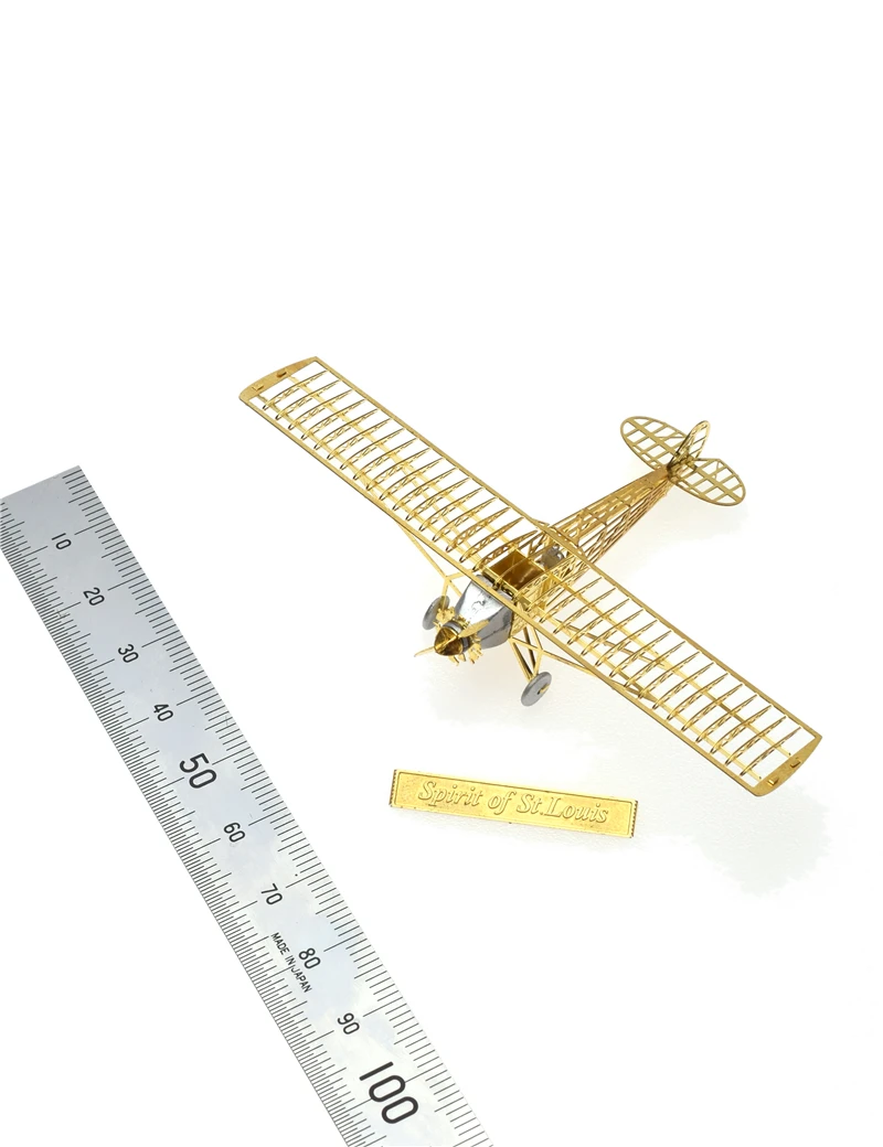 1/160 aeropase 3D головоломка металлическая модель легко собрать микро крыло серии B16007 дух Святого Луи самолет игрушки для подарков