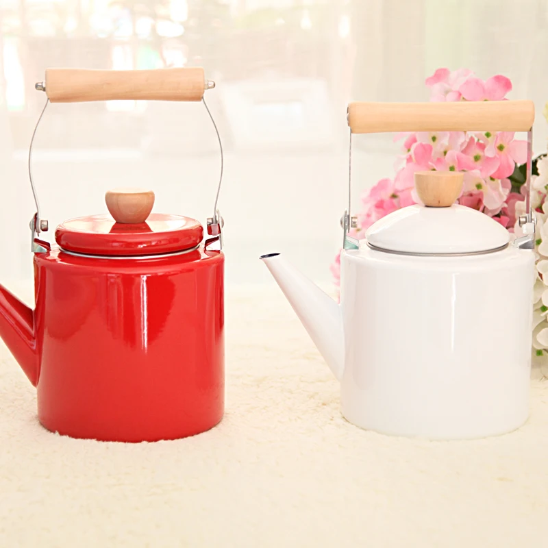 Горячая Распродажа 2.4L эмалированный чайник Бесплатная доставка|kettle|kettle enamelled |