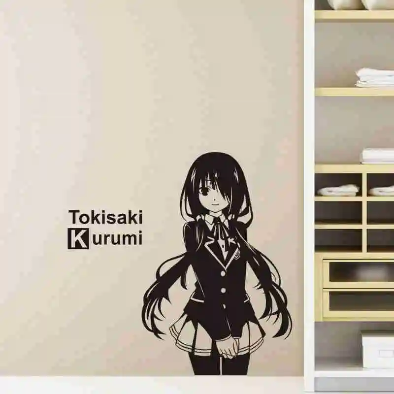 DATE A LIVE Наклейка на стену Виниловые наклейки Декор дома Декоративное украшение