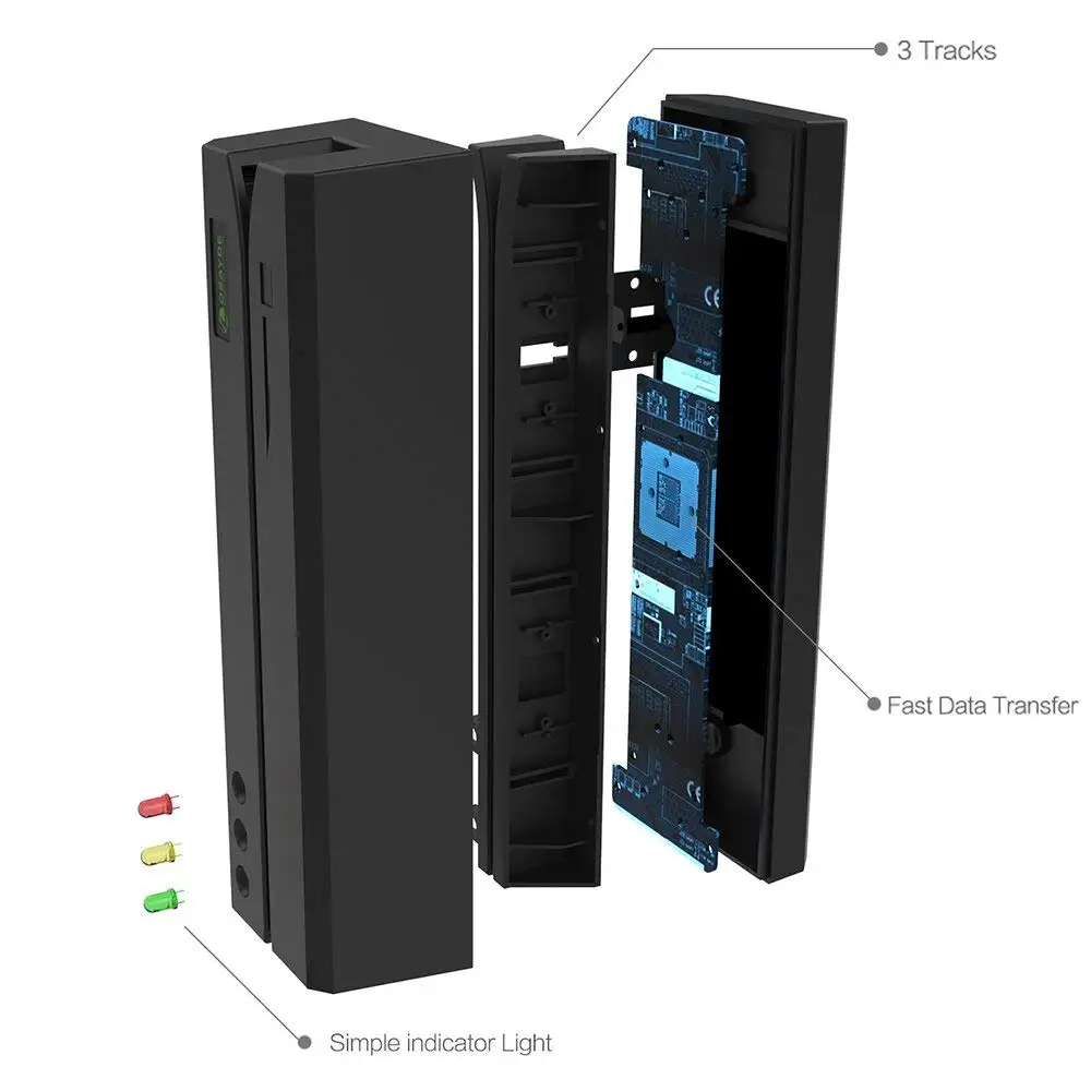 ITOSAYDE OSAYDE MSR606 3 трека Hi co & Low считыватель магнитных полос/писатель