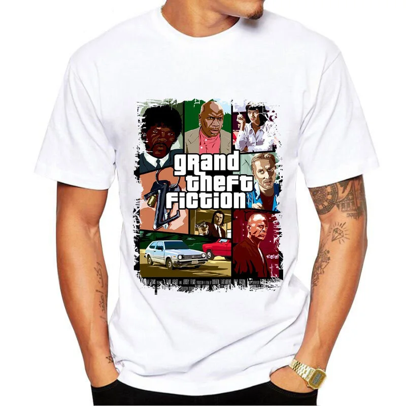 E Grand Theft Auto Gta V 5 3D xbox высокое качество супер мягкие мужские футболки GTA 5 Мужская игровая футболка уличный стиль унисекс белые футболки топы - Цвет: E