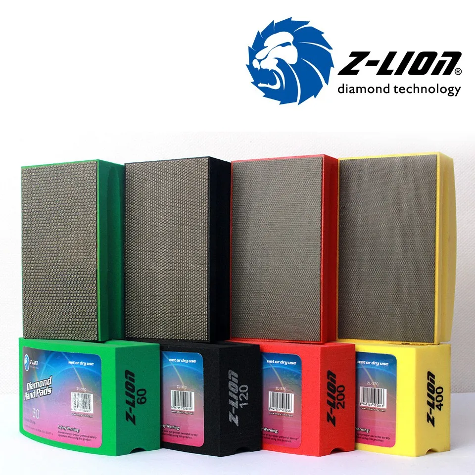Z-LION 8 шт./компл. шлифовальные диски для стеклянной бутылки бриллиантовые ручные