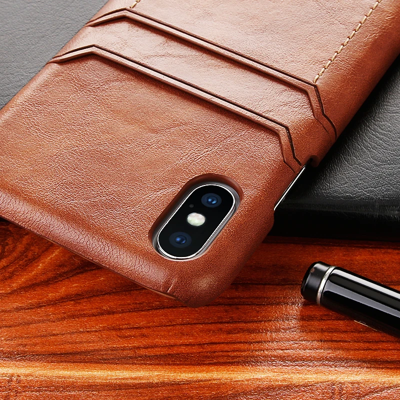 Роскошный кожаный чехол кошелек с карманом для карт iPhone 7 8 6 6S Plus индивидуальная