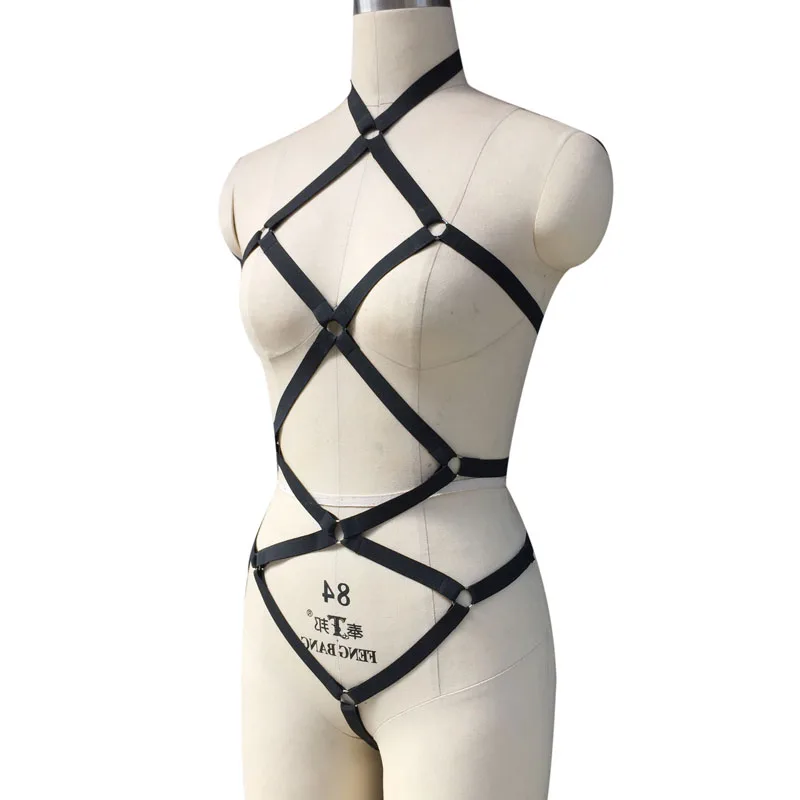 Женское модное украшение для тела жгут бондаж Харадзюку комплект эластическая