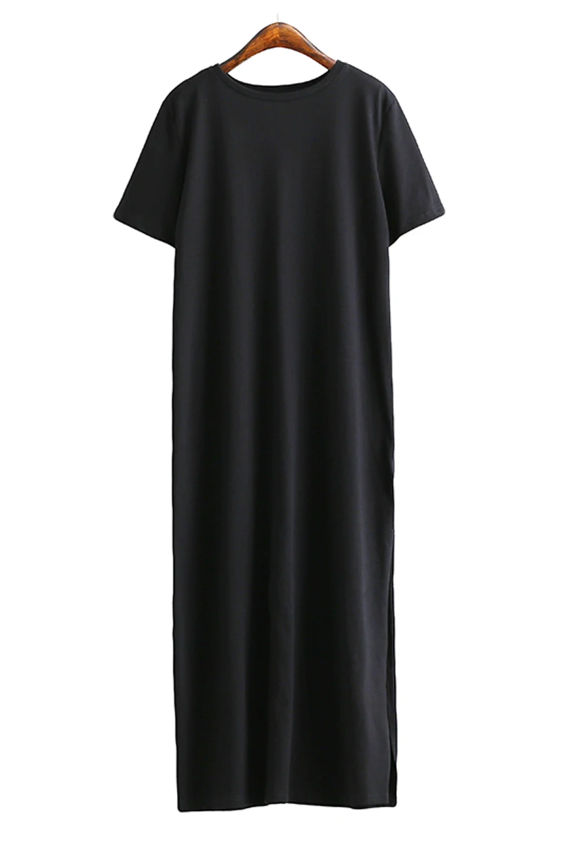 Асимметричная Новинка 2017 Летняя женская одежда платье с высоким разрезом