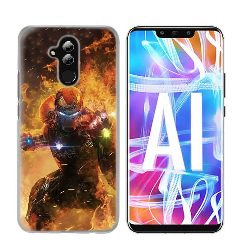 Мстители Marvel чехол "Железный человек" чехол для huawei Honor P30 P20 mate 20 10 Y5 Y6 Y7 Prime 8A 8S P Smart Puls Enjoy 9s Lite Pro - Цвет: 01